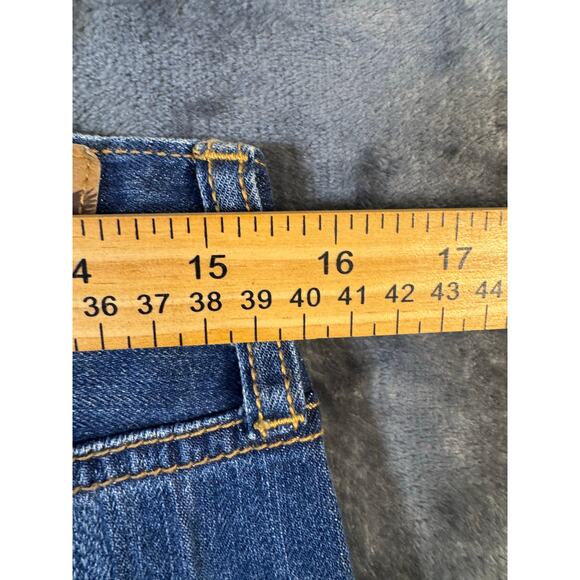 NWT American Eagle Outfitters Vintage Hi-Rise Flare Button Fly Jeans Size 10 - Picture 3 of 14